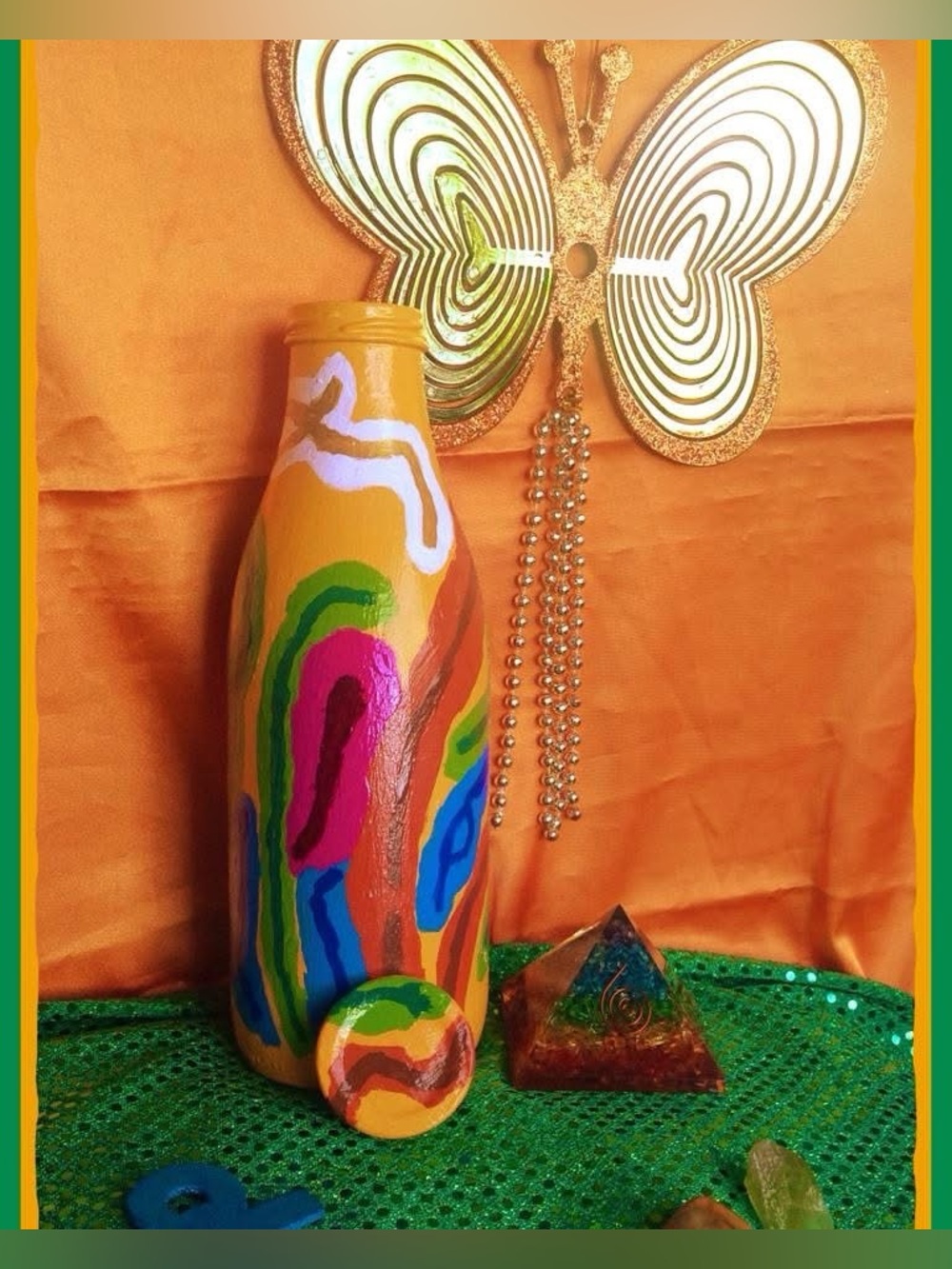 Hand Crafted “Motions Of Redemption’s Sword” Gypsy Bottle